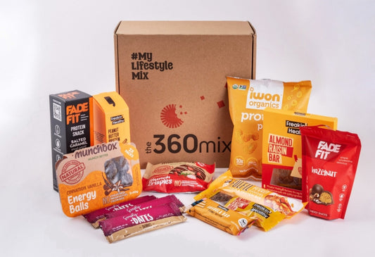 Care Snack Box (for him) full of healthy snacks available all over the UAE | the360mix