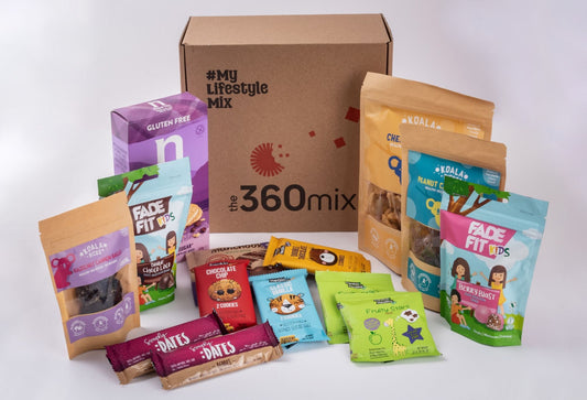 School box of healthy snacks | the360mix