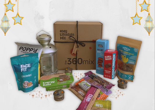 Ramadan Snack Box of healthy snacks for Ramadan, Iftar and Suhoor | the360mix